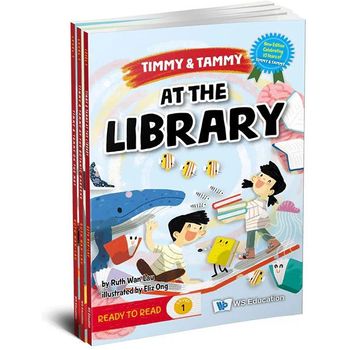 World Scientific Timmy And Tammy Set 1 At The Library On The MRT At The Botanic Gardens