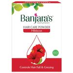 Banjara's Hibiscus Hair Care Powder Pure Herb 100g