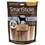 Smartbones Smartchips Peanut Flavored Dog Chews 3 Chips 10 Pack Pack Of 6