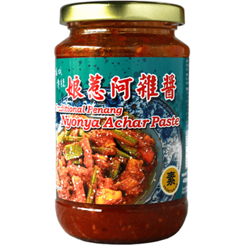 Tung Kee Nyonya Achar Paste Traditional Penang Vegetarian 380g