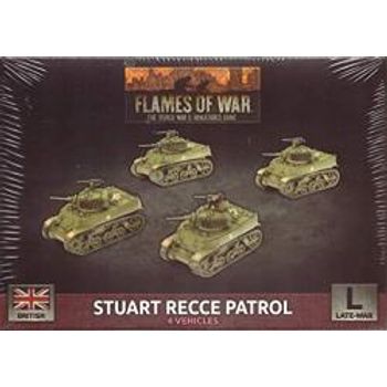 Battlefront Miniatures Flames of War Late War British Stuart Recce Patrol BBX58