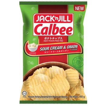 Jack 'n Jill Calbee Sour Cream And Onion 150g