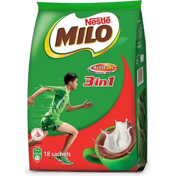 Milo 3 in 1 Chocolate Powder 486g