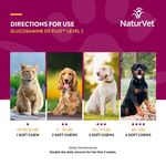 NaturVet Glucosamine DS Plus Moderate Joint Care Dog Soft Chews (120 Soft Chews)