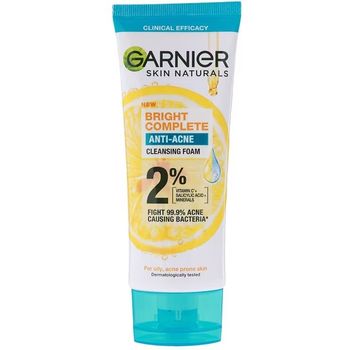 Garnier Bright Complete Anti Acne Cleansing Foam 100ml