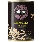 Biona Organic Canned Lentils Green 400g