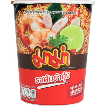 Mama Cup Instant Noodles Shrimp Tom Yum Flavour 60g