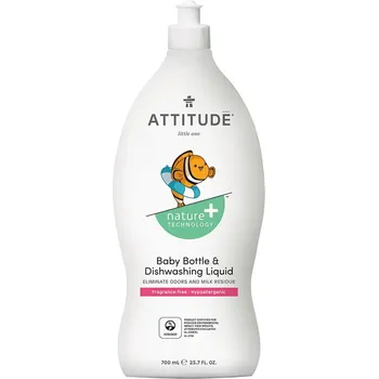 Attitude Baby Bottle Dishwashing Liquid Fragrance Free