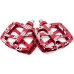 E*Thirteen Pedal Plus Flat Aluminium Body 22 Pins Red