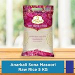 Anarkali Sona Masoori Raw Rice 5kg