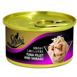 Sheba Cat Canned Food Tuna Fillet And Shirasu 85g