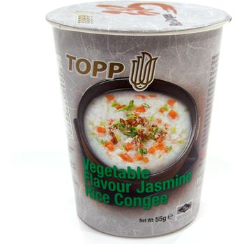 Topp Vegetable Flavour Jasmine Rice Congee 55g