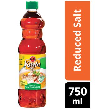Knife Thai Fish Sauce Reduced Salt 750ml