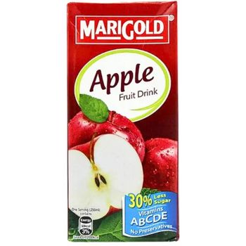 Marigold Fruit Drink Apple Less Sugar 1l