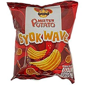 Mister Potato Syok Wave Fiery Fried Chicken 65g