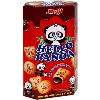 Meiji Hello Panda Biscuits With Choco Cream 50g