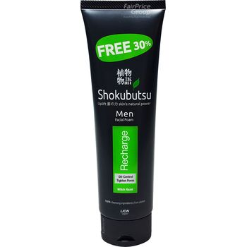 Shokubutsu Men Facial Foam Recharge