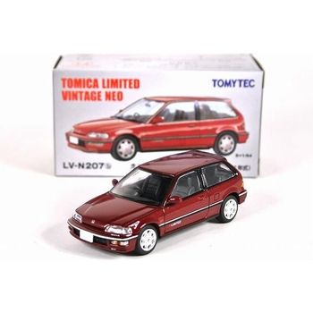 Tomytec TLV-N207b Honda Civic 25X S-Limited Red Metallic Diecast Car