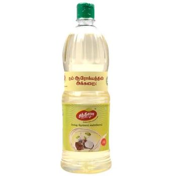 Chithirai Coconut Oil 100% Pure Natural Cold-Pressed, Healthy, For Cooking 1L