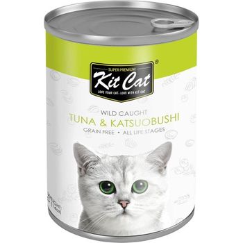 Kit Cat Canned Food Tuna And Katsuobushi 400g