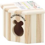 Marukan Wooden Cookie Corner Hamster House [Pack of 3]