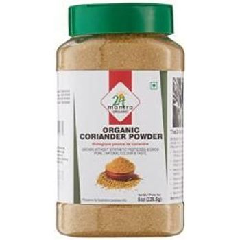 24 Mantra Organic Coriander Powder 8oz Jar Usda Certified Organic