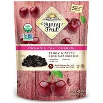 Organic Dried Tart Cherries Sunny Fruit 20g