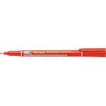 Pentel Slim Permanent Marker Pen Extra Fine Poin Red