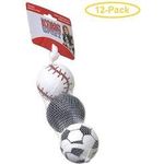Kong Assorted Sports Balls Set Medium 2.5 Diameter 3 Piece