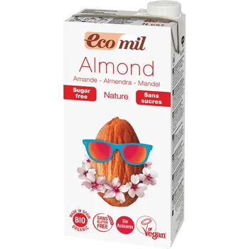 Ecomil Almond Drink Nature Sugar 1L