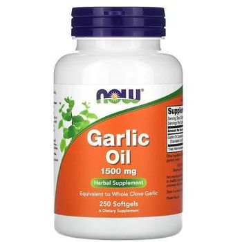Now (Foods) - Herbal Supplement, Garlic Oil (250 softgels)