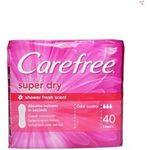 Carefree Super Dry Regular Scented Pantyliners 40s
