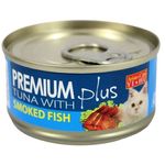 Aristo Cats Premium Plus Tuna with Smoked Fish 80g (24 cans) - TNR Project Sg