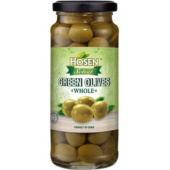 Hosen Select Green Olives Whole 350g