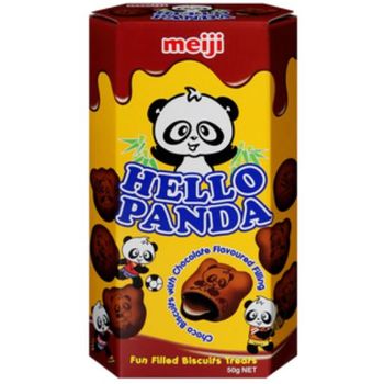 Meiji Hello Panda Double Chocolate Biscuits 50g