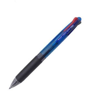 Pilot Ballpoint Pen Feed Gp4 Retractable 4-Color 0.7mm Transparent Blue