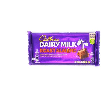 Cadbury Roasted Almond Dairy Milk Chocolate 160g