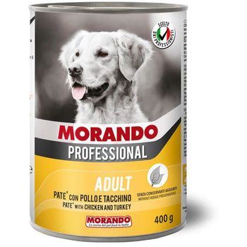 Morando Professional Pate with Chicken & Turkey Adult Dog Wet Food 400g