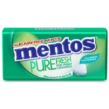 Mentos Pure Fresh Spearmint Tin 35g