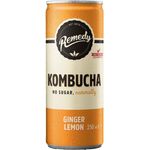 Remedy Ginger Lemon Kombucha 250ml