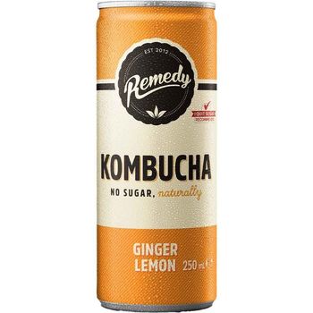 Remedy Ginger Lemon Kombucha 250ml