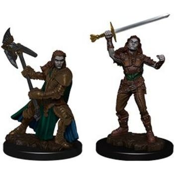 Neca D&D Nolzurs Marvelous Unpainted Miniatures Wave 7 Half-orc Female Fighter