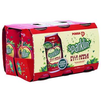 Pokka Sparklin Fuji Apple 6 x 325ml
