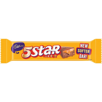 Cadbury 5 Star Chocolate Bar 40g