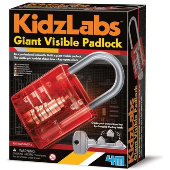 4M Kidz Labs Giant Visible Padlock