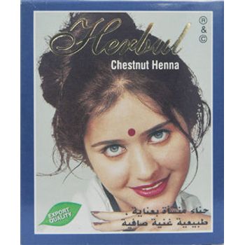 Herbul Hair Color Henna Chestnut 6pcs 10g