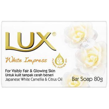 Lux White Impress Bar Soap 80g