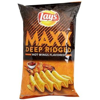 Lay’s Maxx Deep Ridged Hot Wings 184.2g