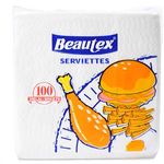 Beautex Napkins White 100S