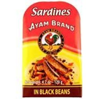 Ayam Brand Sardines In Blackbean Sauce 120g